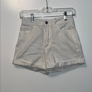 Classic White Women's Shorts